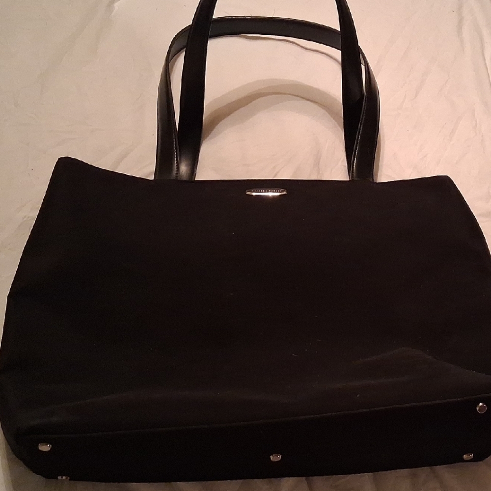Hillard And Handson Elegant Black Tote Bag